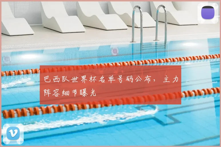 巴西队世界杯名单号码公布,主力阵容细节曝光